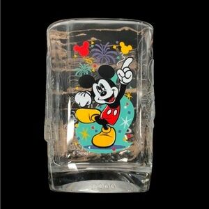 Disney McDonalds Magic Kingdom Glasses Mickey Mouse Mug Cup 2000 Collectible 5"